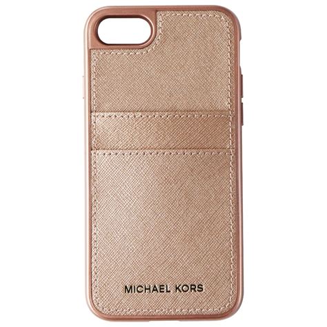 michael kors saffiano leather pocket case for iphone